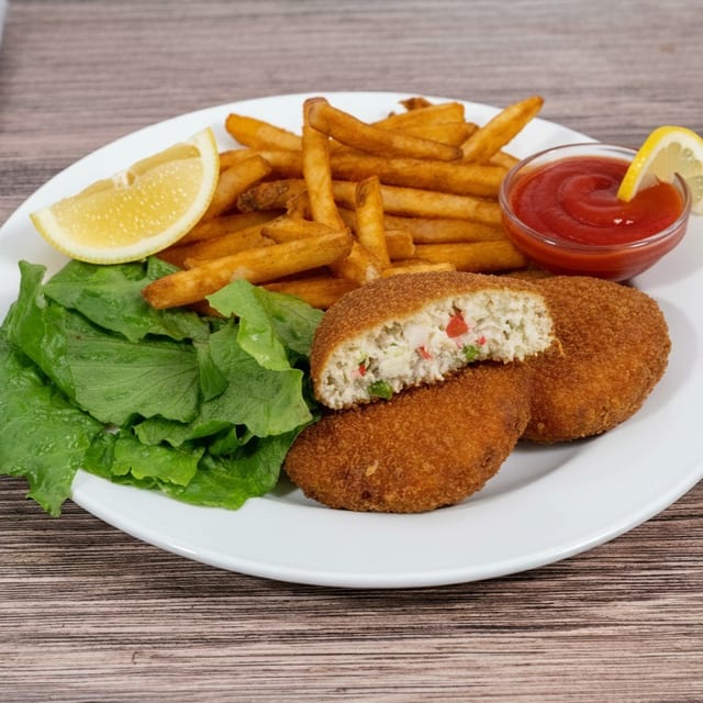 Crab Cake Platter.