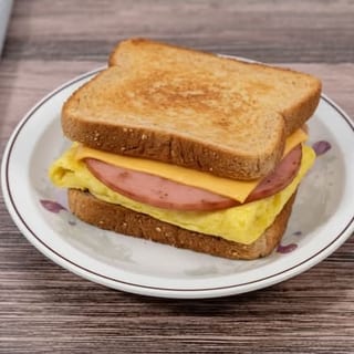 Ham Egg & Cheese Sandwich
